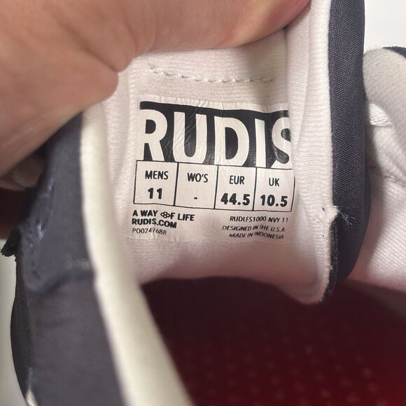 Rudis Men’s Size 11 Navy Sneakers Shoes Street Adult Lifestyle RUDLFS1000 Blue main image 6